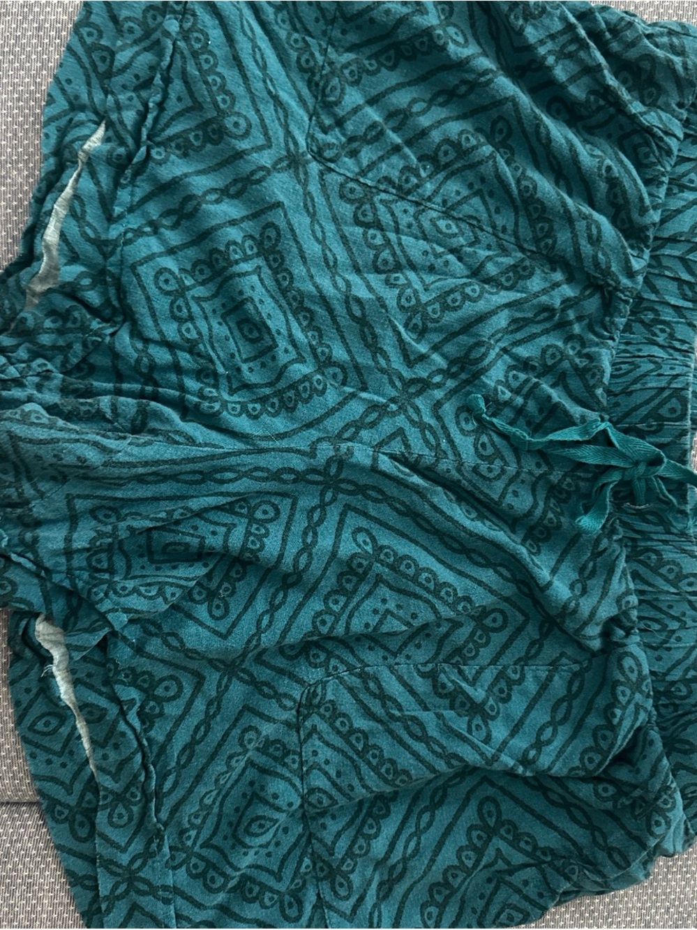 LuLaRoe Teal Printed Top